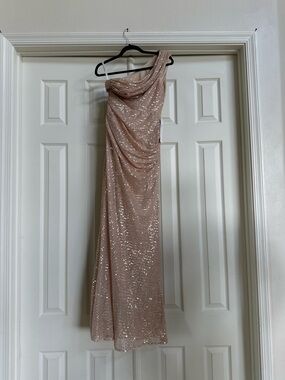 Nafori Mermaid Evening Gown One Shoulder
